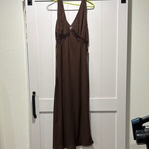 Wild Fable Brown Maxi Dress